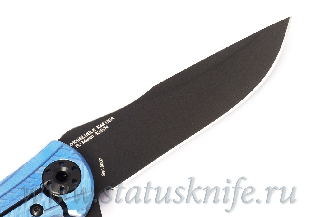 Нож Zero Tolerance 0609BLUBLK First 7 RJ Martin