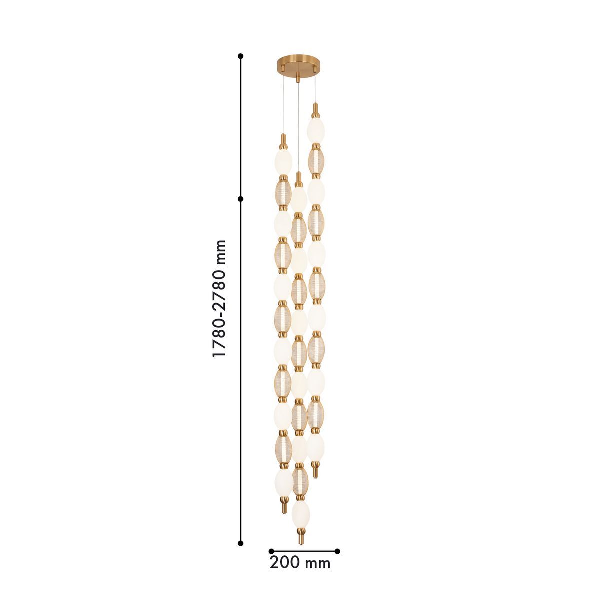 Подвесной светодиодный светильник Favourite Perler 4559-3PC