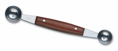 Нож специальный (нуазетка) Victorinox для картофельных шариков, 22+25 мм (7.6160)