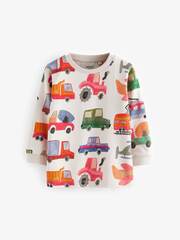 Лонгслив для мальчика Next 631-811, Молочный