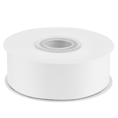 Лента Атласная (2,5см*22,85м) Белый.