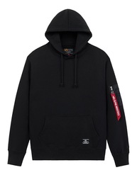 Толстовка Alpha Industries Utility Pocket Hoodie Black (Черный)