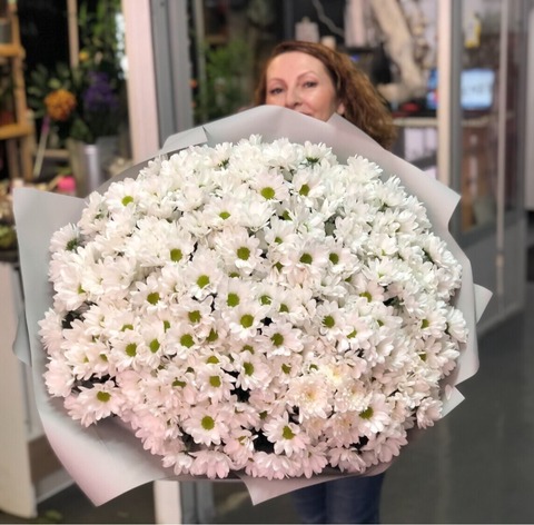 Букет "Большое ромашковое облако"