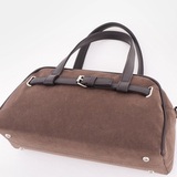 Сумка Саломея 361 эко-замша шоколад