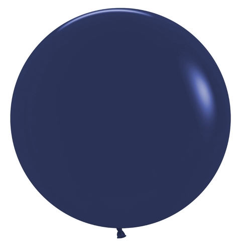 Большой шар темно-синий, пастель, 61 см