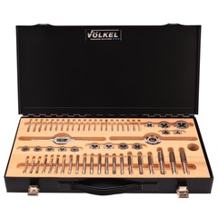 Набор метчиков и плашек M1 -M10 HSS-G 66пр Volkel 48002