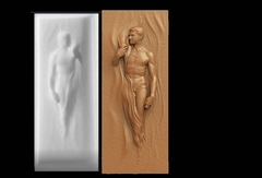 Силиконовый молд № 1521- 4 Накладка левая