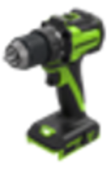 Дрель-шуруповерт аккумуляторная Greenworks DD350, 24V, б/щет, 27/50 Нм, 0-500 / 0-1900 об/мин, 13мм, без АКБ и ЗУ (DD35000)