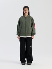 Бомбер Alpha Industries Logo L-2B Hunter Relaxed Field Grey (Полевой Серый)