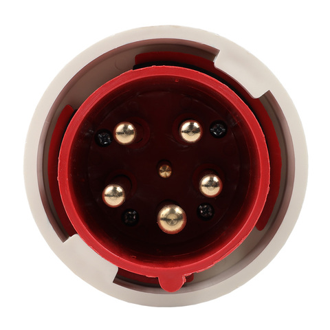 Вилка кабельная 035-63А-6h-380AC-3P+PE+N-IP67