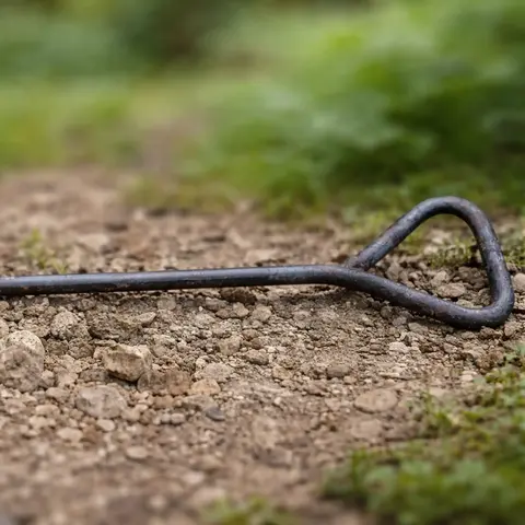 Крюк для кома кованный с D-образной ручкой 55 см