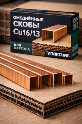 Скоба Cu16/13 омеднённая