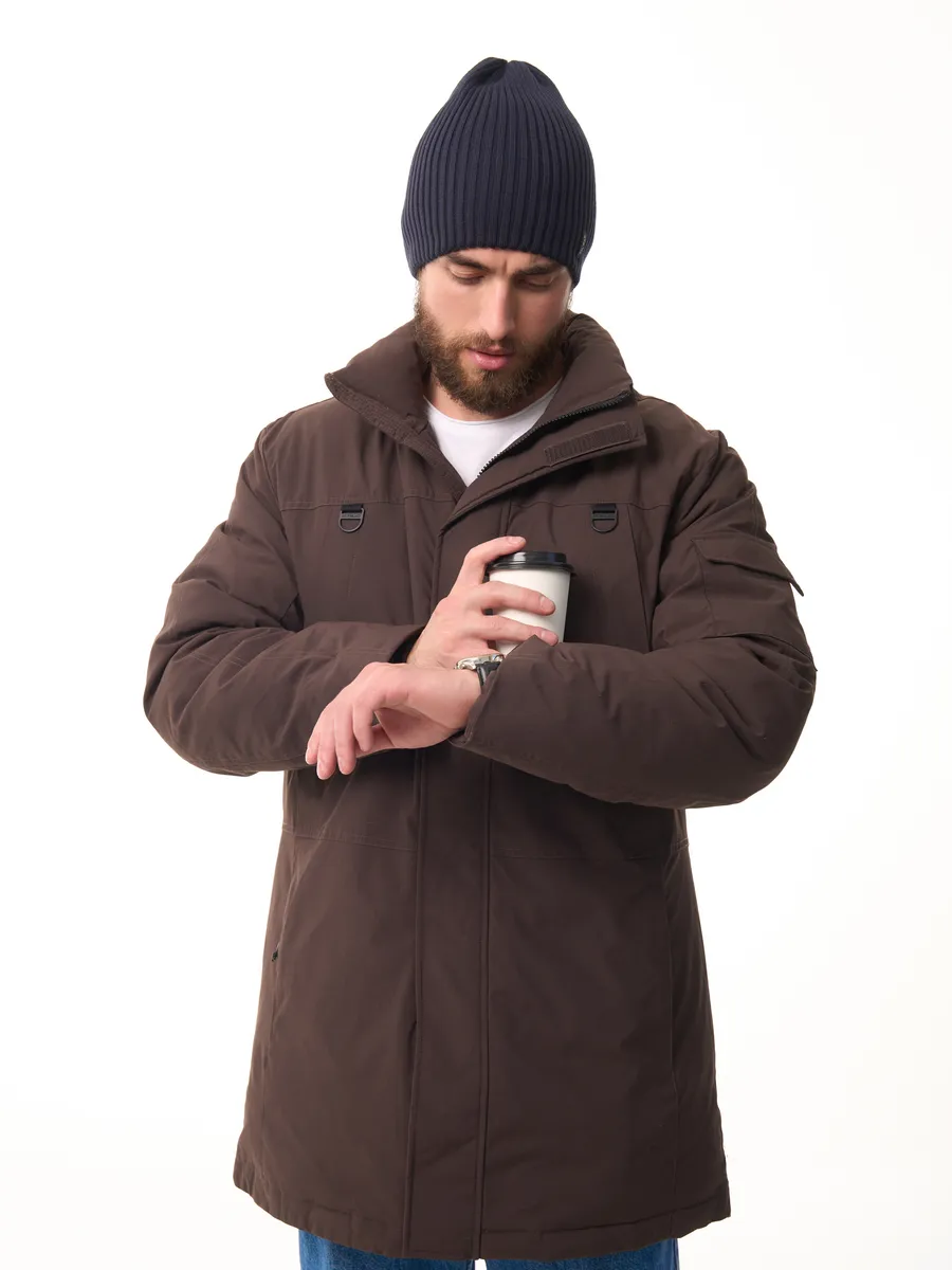 Шапка осенняя бини вязаная зима