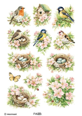 299 Пленочный трансфер декупажная карта, PROstoART