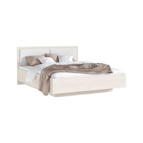 С/Г Престиж 2 Кровать парящая 1,6м с ПМ с подсветкой (Сандал светлый, Сандал светлый)