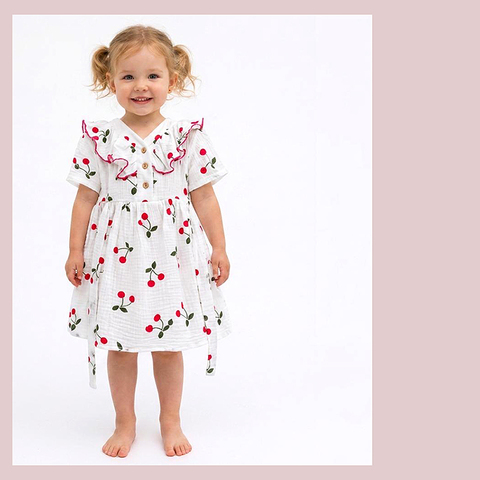 Платье хлопок/муслин (3-7) 260429-ZG1550