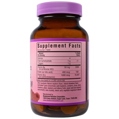 Bluebonnet Nutrition, EarthSweet, Vitamin B-6, B-12 Plus Folic Acid, Raspberry, 60 Chewable Tablets