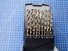 Набор сверл по металлу 1-10мм 19шт DIN338 HSSE-Co5 130° (пл. кейс) Ruko 215214RO