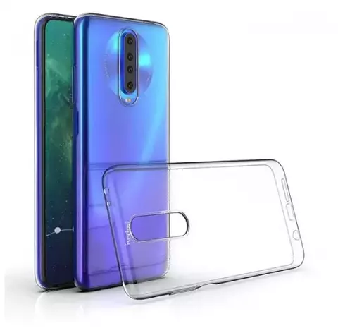 Силиконовый чехол TPU Clear case (толщина 1.0 мм) для Xiaomi Redmi K30 (Прозрачный)