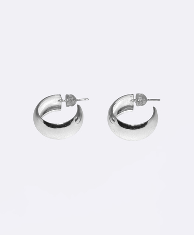 Серьги hoops silver