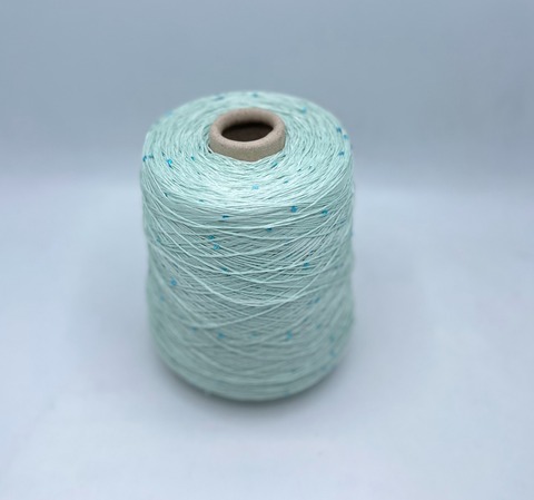 Filati Naturali (пр.Италия),art-Lino, 380/100гр, 100%Лен+пайетки, цвет-Мятный , арт-28107