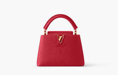 Сумка Louis Vuitton Capucines MINI Taurillion Leather "Scarlet"