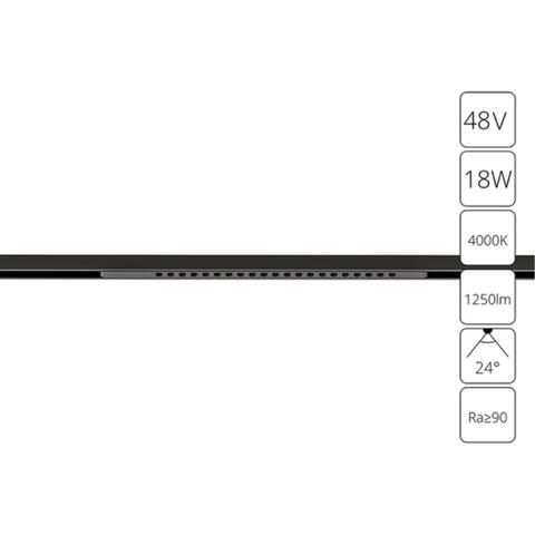 Магнитный трековый светильник Arte Lamp OPTIMA A7267PL-1BK