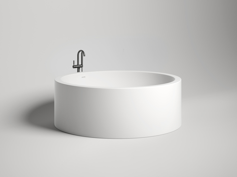 Salini 101111MF ISOLA 200x200  Ванна, донный клапан "Click-Clack" цвет на выбор, сифон, интегрированный слив-перелив,  покраска по RAL полностью