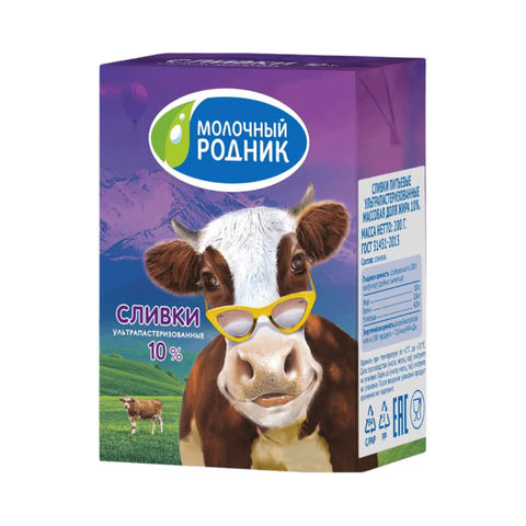 Сливки ультрапаст 