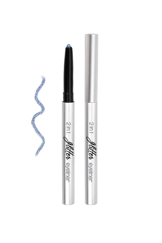 LavelleCollection Тени-карандаш Glitter eyeliner 2in1 тон 03 sparkling blue
