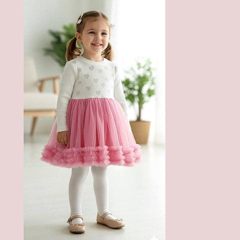 Платье нарядное д (3-6) 251111-LR5057