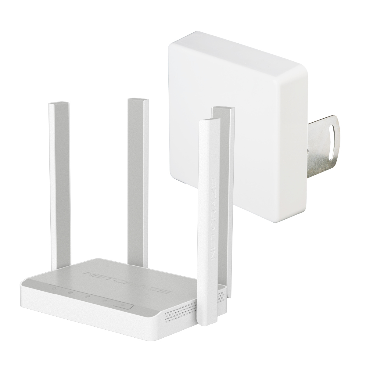 keenetic | Комплект: Netcraze Explorer 4G + MIMO антенна + кабельная сборка + SIM-карта - фото 4