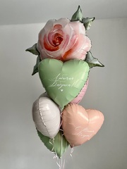 Воздушные шары для мамы и бабушки Роза Акварель №4193