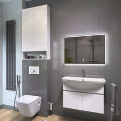 Шкаф навесной Wing 600 (с нишей) белый