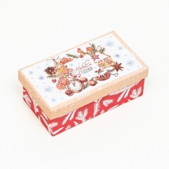 Коробка одиночная, Прямоугольник,«Исполнения желаний», 15*9*5,5см, 1 шт.