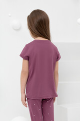 фуфайка  для девочки  КР 302252/амарант к431