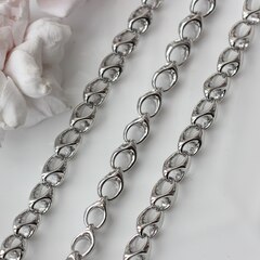 Цепочка 14*9 мм, родий, 50 см, А272