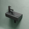 Ceramica Nova Element CN6051RMDH Умывальник подвесной прямоугольный (чаша справа, отверстие под смеситель слева), 41.7x21.7, цвет: темный антрацит матовый