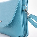 Сумка Саломея 428 фактурный морская волна