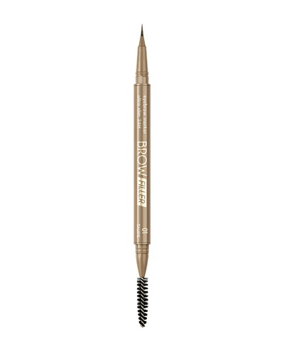 LuxVisage Маркер для бровей LUXVISAGE BROW FILLER ultra slim 24H 01 taupe 3г
