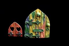 Силиконовый молд Двери ( серия домики для гномов и фей)