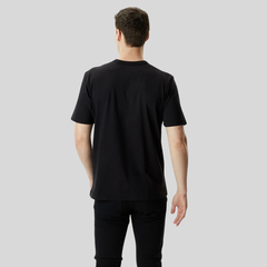 Футболка Alpha Industries Alpha Warped Label Tee Black (Черный)