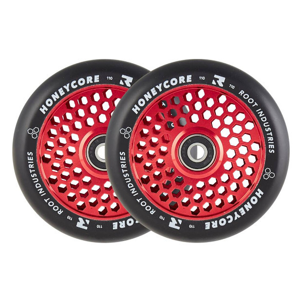 Колёса для самоката ROOT INDUSTRIES Honeycore (Black/Red)