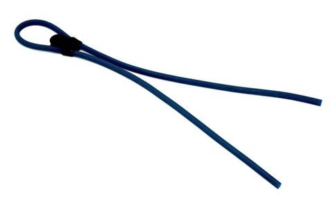 Шнурок для стрелковых очков из силикона премиум-класса 56 см синий