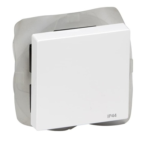 Клавиша одинарная IP44. Цвет Активный белый. Merten System M. MTN432025