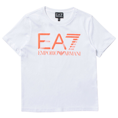 Детская футболка EA7 Boys Jersey T-shirt - white