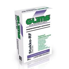 Фасадная выравнивающая шпатлевка Glims Stukko-Rf (Глимс-2000) 20кг