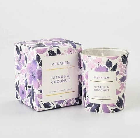 Ətirli şam \ Ароматные свечи \ Scented candles Citrus and Coconut