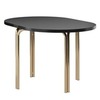 Столик кофейный Ror, 75х50 см, латунь/черный