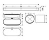 Hansgrohe WallStoris 27968700 Набор аксессуаров (белый матовый)